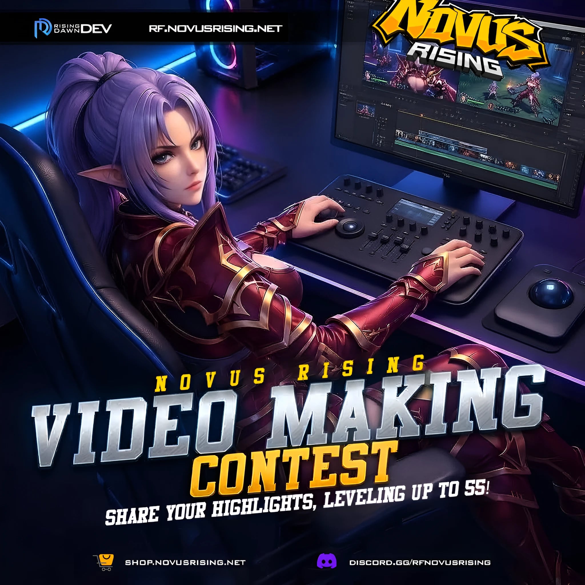 RF NOVUS RISING LEVEL 55 CAP VIDEO-MAKING CONTEST · RF Online · Novus Rising